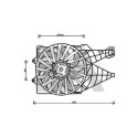 Ventilateur, refroidissement du moteur