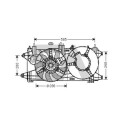 Ventilateur, refroidissement du moteur