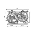 Ventilateur, refroidissement du moteur
