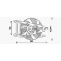 Ventilateur, refroidissement du moteur
