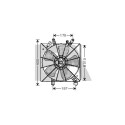 Ventilateur, refroidissement du moteur