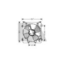 Ventilateur, refroidissement du moteur