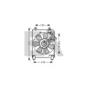 Ventilateur, refroidissement du moteur