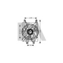 Ventilateur, refroidissement du moteur