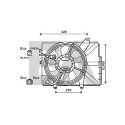 Ventilateur, refroidissement du moteur