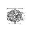 Ventilateur, refroidissement du moteur