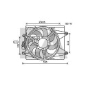 Ventilateur, refroidissement du moteur