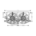 Ventilateur, refroidissement du moteur