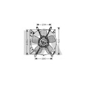 Ventilateur, refroidissement du moteur