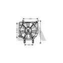 Ventilateur, refroidissement du moteur