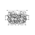 Ventilateur, refroidissement du moteur
