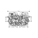 Ventilateur, refroidissement du moteur