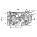Ventilateur, refroidissement du moteur