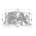 Ventilateur, refroidissement du moteur