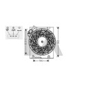 Ventilateur, refroidissement du moteur