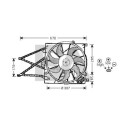 Ventilateur, refroidissement du moteur