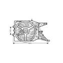 Ventilateur, refroidissement du moteur