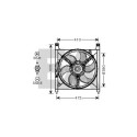 Ventilateur, refroidissement du moteur
