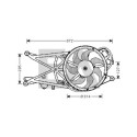 Ventilateur, refroidissement du moteur