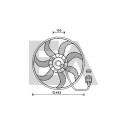 Ventilateur, refroidissement du moteur