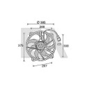 Ventilateur, refroidissement du moteur