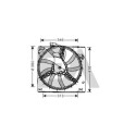 Ventilateur, refroidissement du moteur