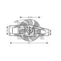 Ventilateur, refroidissement du moteur