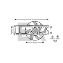Ventilateur, refroidissement du moteur