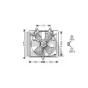 Ventilateur, refroidissement du moteur
