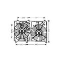 Ventilateur, refroidissement du moteur