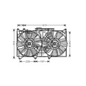 Ventilateur, refroidissement du moteur