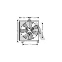 Ventilateur, refroidissement du moteur