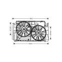 Ventilateur, refroidissement du moteur