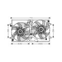 Ventilateur, refroidissement du moteur