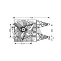Ventilateur, refroidissement du moteur