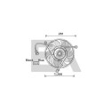 Ventilateur, refroidissement du moteur