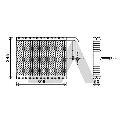 Évaporateur climatisation