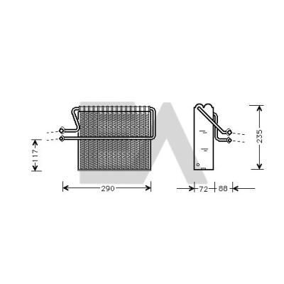 Évaporateur climatisation