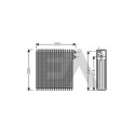 Évaporateur climatisation