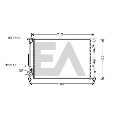 Radiateur, refroidissement du moteur