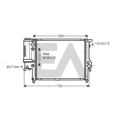 Radiateur, refroidissement du moteur