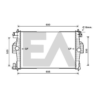 Radiateur, refroidissement du moteur