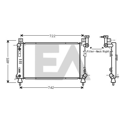 Radiateur, refroidissement du moteur