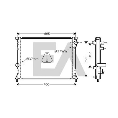 Radiateur, refroidissement du moteur