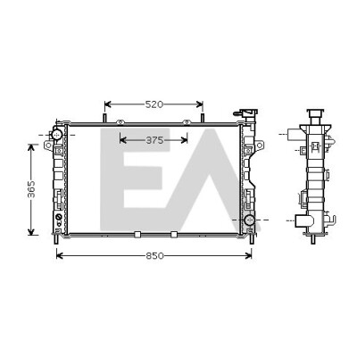 Radiateur, refroidissement du moteur
