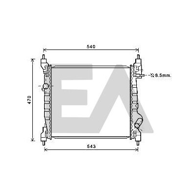 Radiateur, refroidissement du moteur