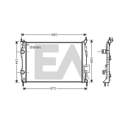 Radiateur, refroidissement du moteur