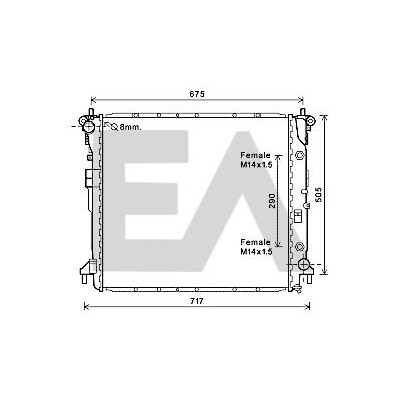 Radiateur, refroidissement du moteur