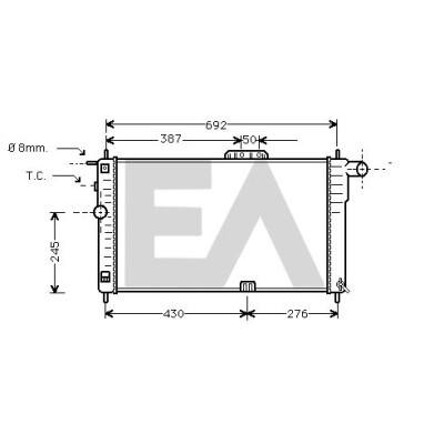 Radiateur, refroidissement du moteur