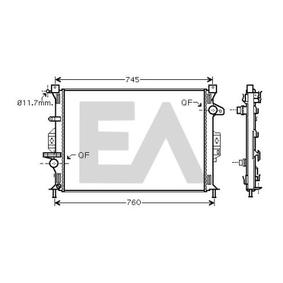 Radiateur, refroidissement du moteur